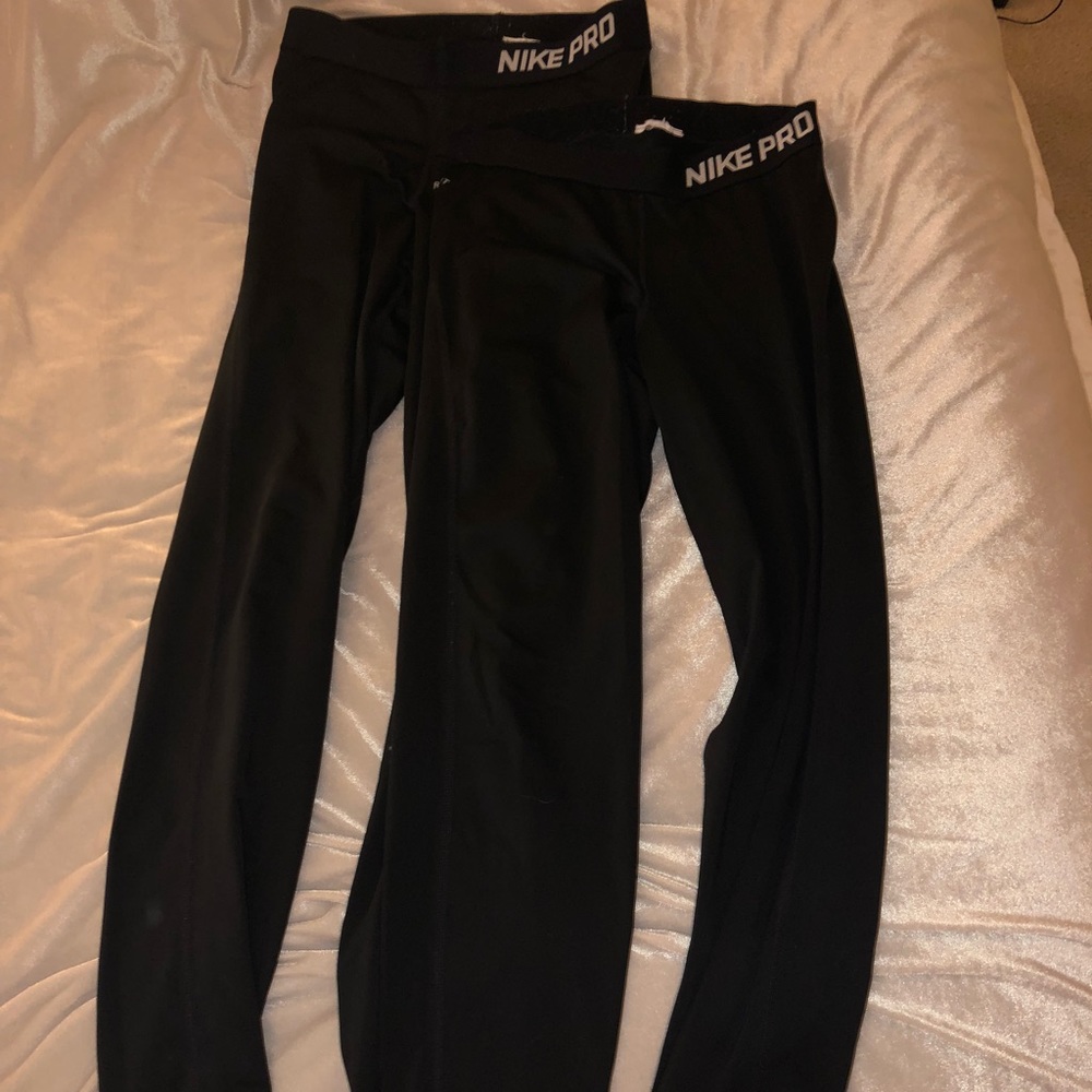 Nike Pro leggings- comes with two pairs